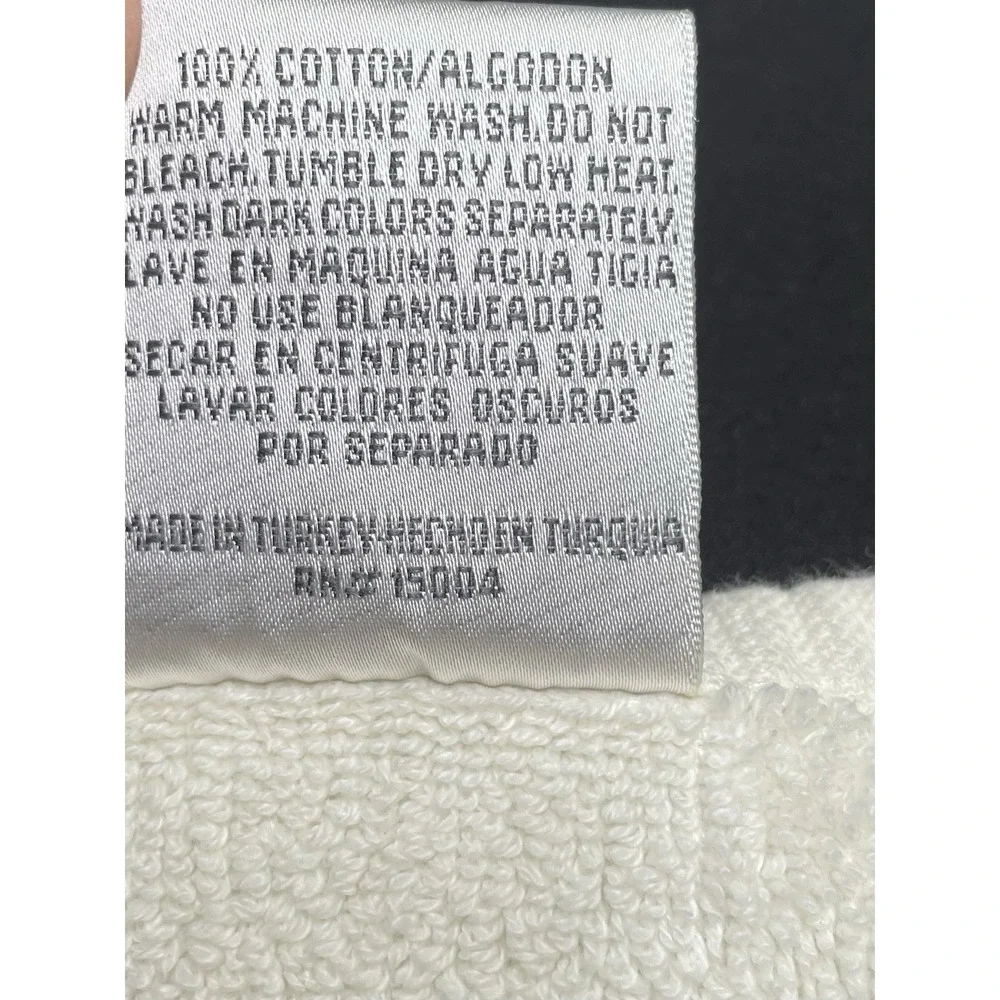 Ritz 100% Cotton Made Turkey Christmas Wreath Ivory Fingertip Hand Towel NWOT